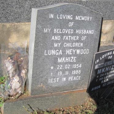 MKHIZE Lunga Heywood 1954-1988