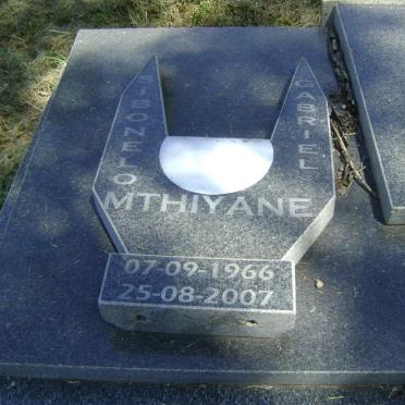 MTHIYANE Sibonelo Gabriel 1966-2007