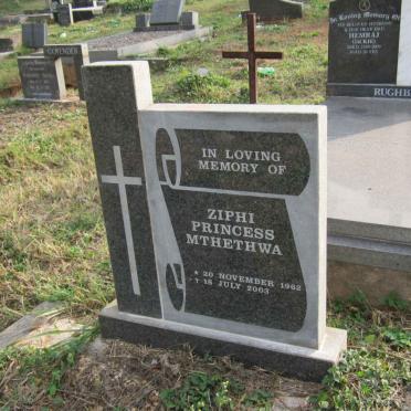 MTHETHWA Ziphi Princess 1962-2003