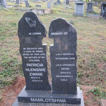 MAMLOTSHWA Patricia Hlengiwe Zwane 1978-2006
