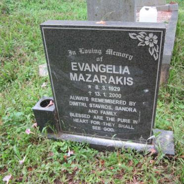 MAZARAKIS Evangelia 1929-2000