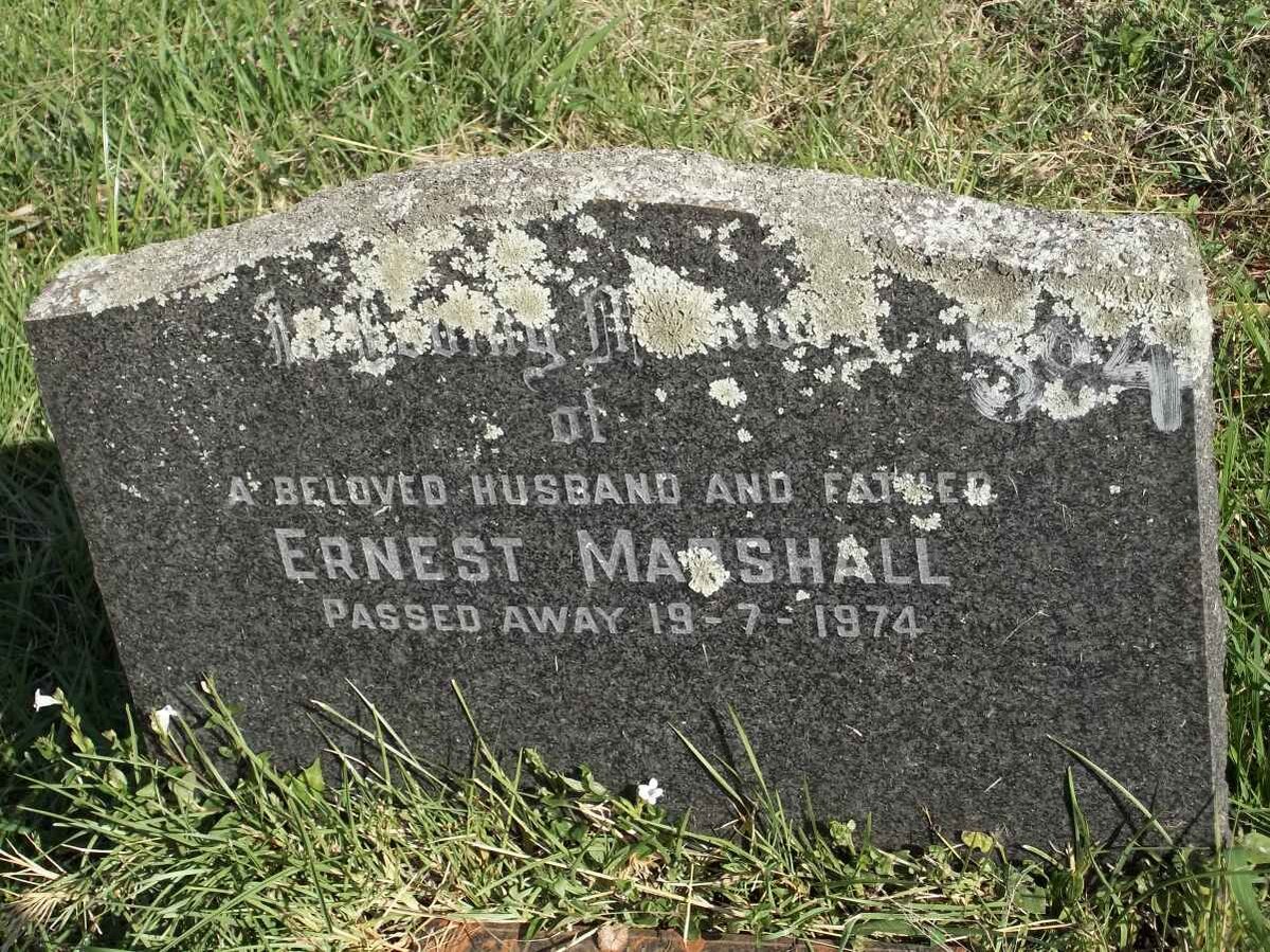 MARSHALL Ernest -1974
