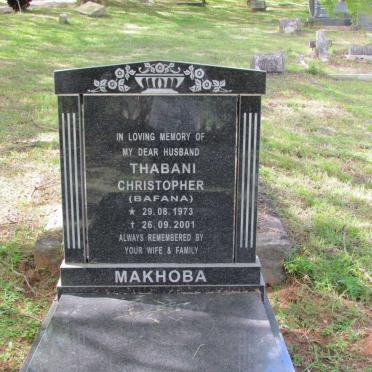 MAKHOBA Thabani Christopher 1973-2001