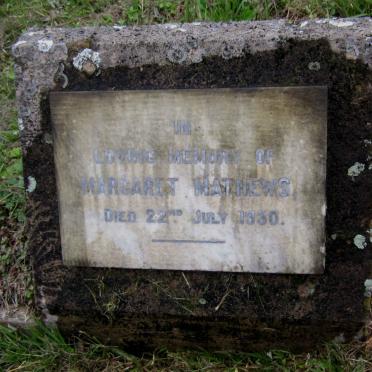 MATHEWS Margaret -1930