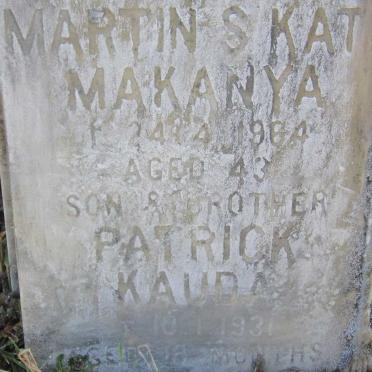 MAKANYA Martin S Kat -1964 :: KAUDA Patrick -1931