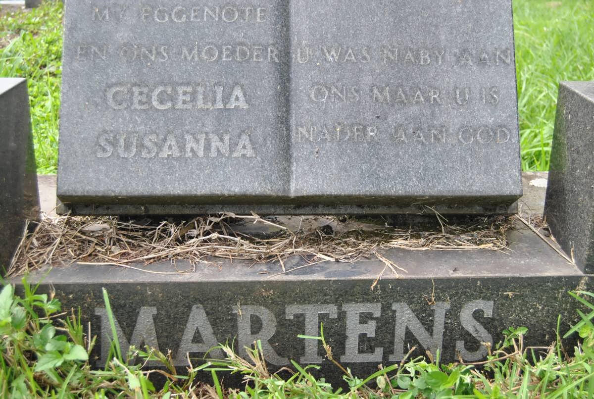 MARTENS Cecelia Susanna -1973