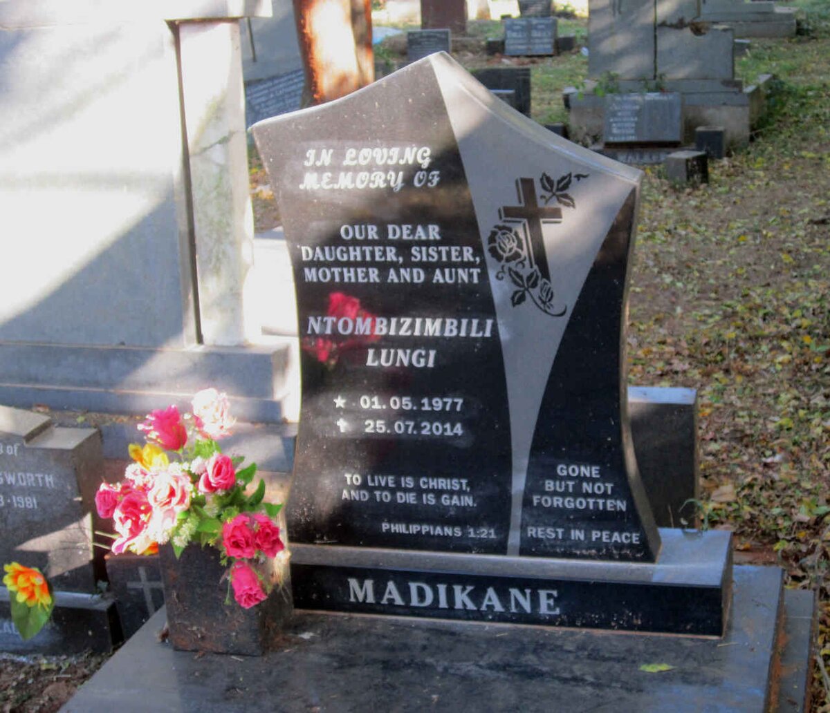 MADIKANE Ntombizimbili Lungi 1977-2014