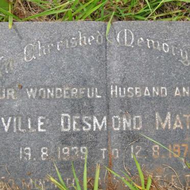 MATTINSON Neville Desmond 1939-1972