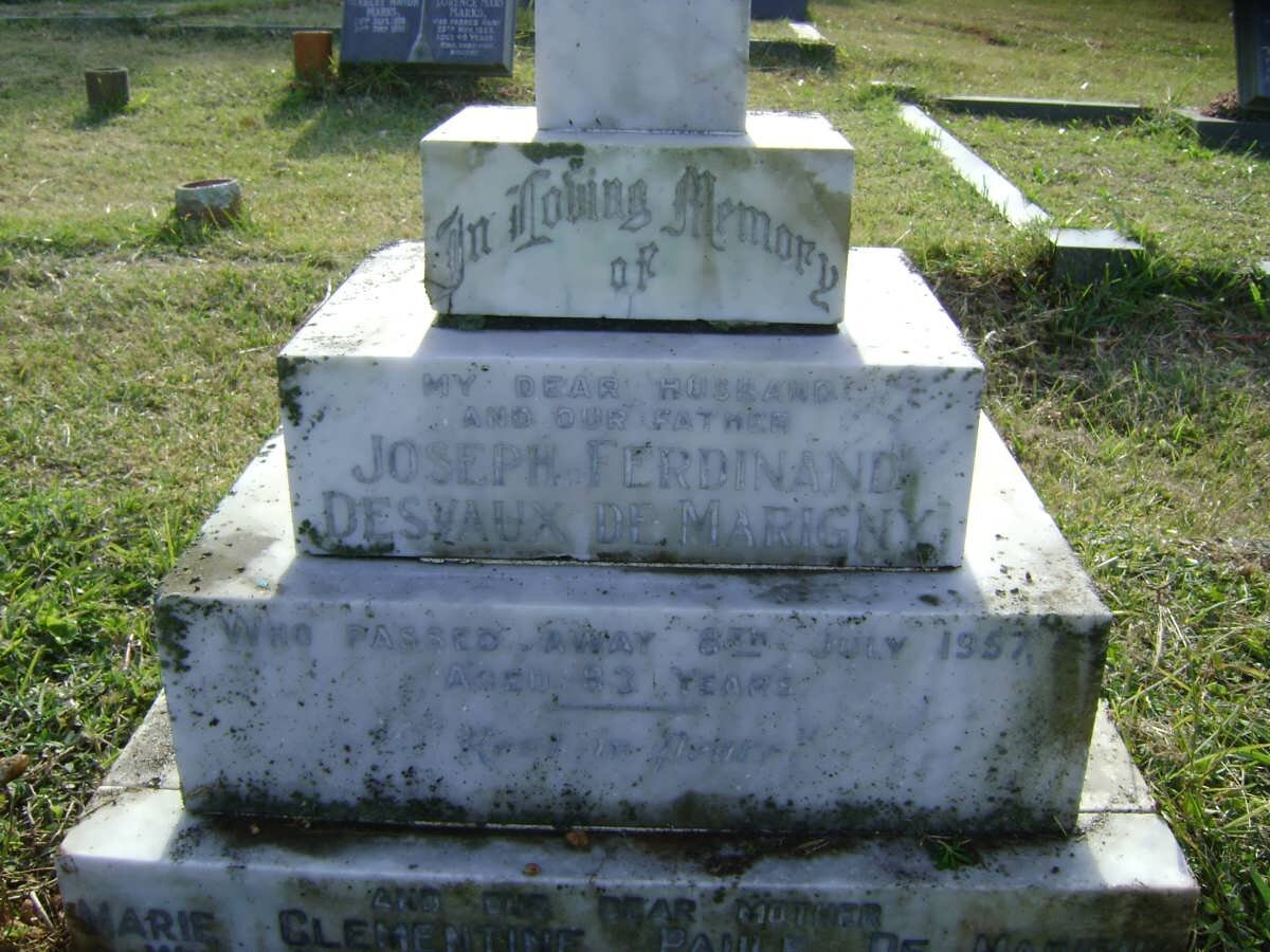 MARIGNY Joseph Ferdinand Desvaux, de  -1959