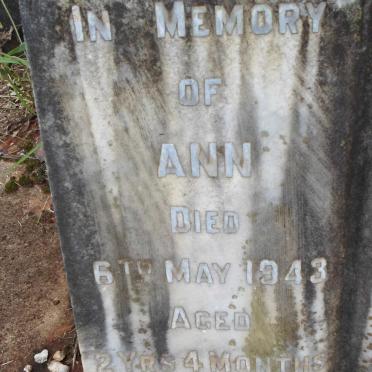 MACKAY William Dixon -1968 :: MACKAY Ann -1943