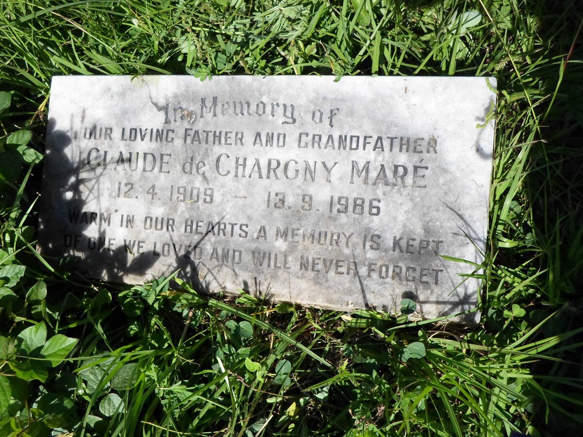 MARE Claude de Chargny 1909-1986