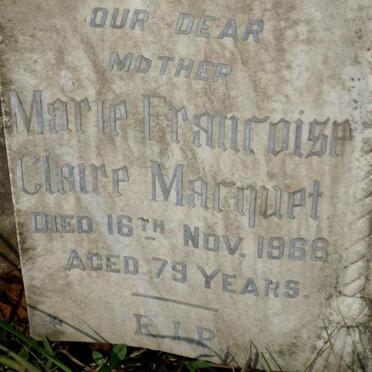 MARQUET Marie Francoise Claire -1968