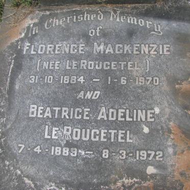 MACKENZIE James -1935 :: MACKENZIE Donald James -1942 :: MACKENZIE Florence nee Le ROUGETEL 1884-1970
