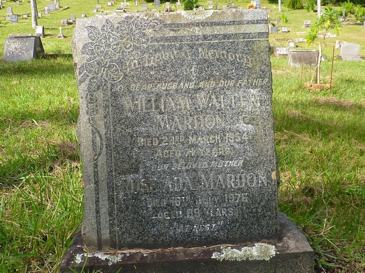 MARDON William Walter -1954 &amp; Rose Ada -1975 :: MARDON Richard William Walter 1911-1994