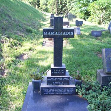 MAMALIADIS Constantinos 1910-1970 &amp; Erifyli 1917-2004