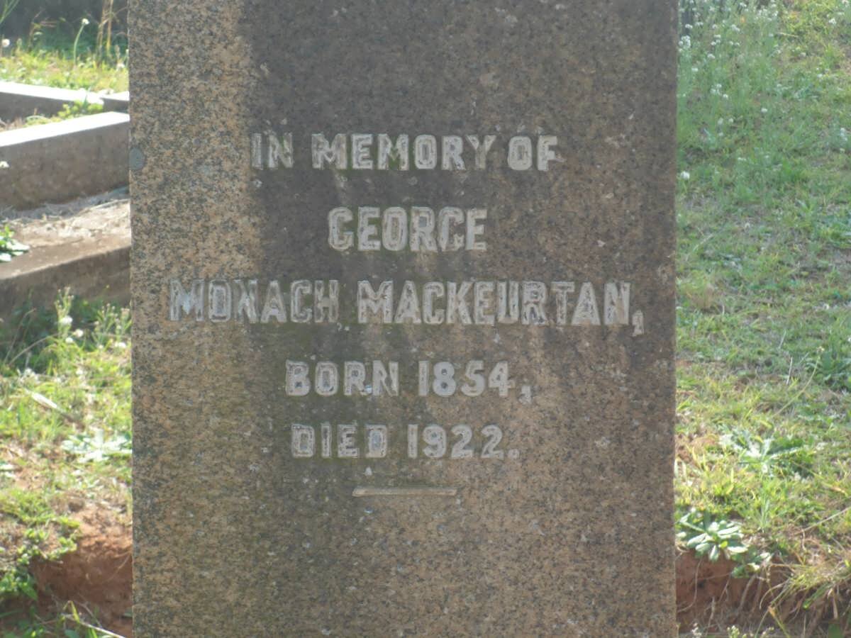 MACKEURTAN George Monach 1854-1922 