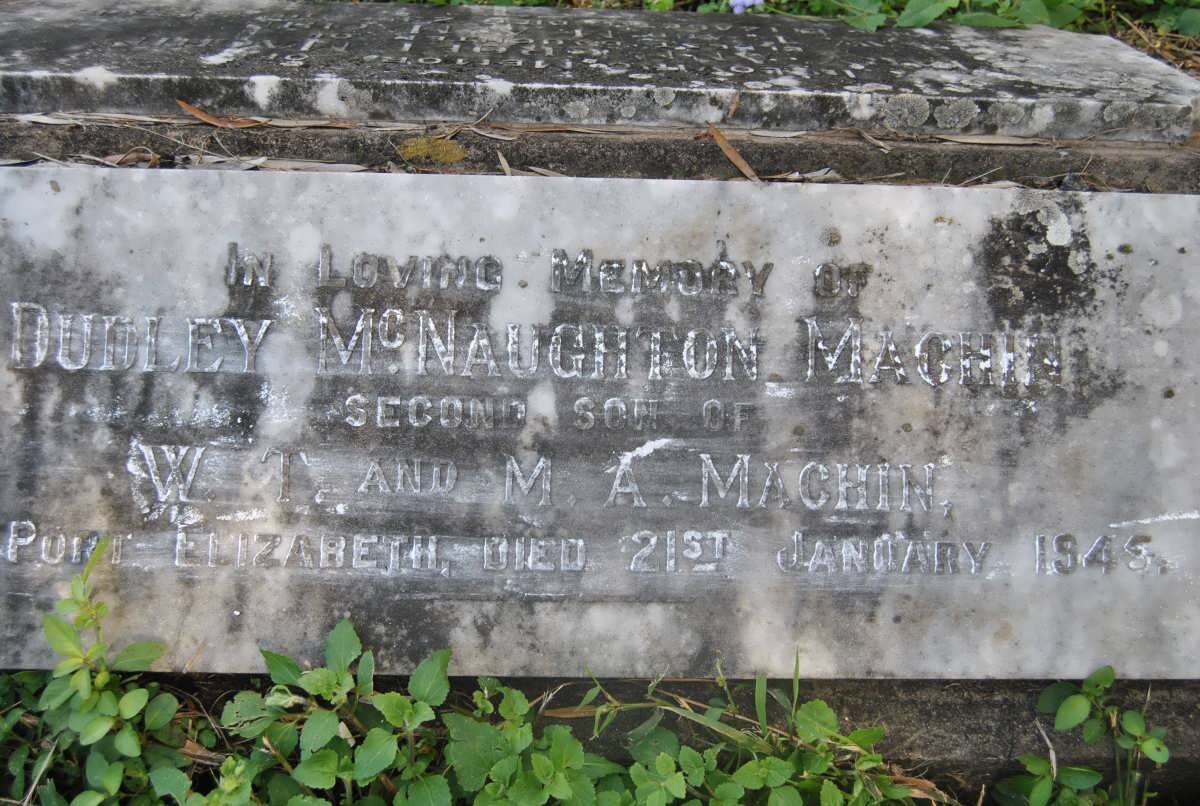 MACHIN Dudley McNaughton -1945