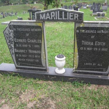 MARILLIER Edward Charles 1896-1989 :: MARILLIER Baudrey Howard 1952-1974 :: MARILLIER Thora Edith 1931-1992
