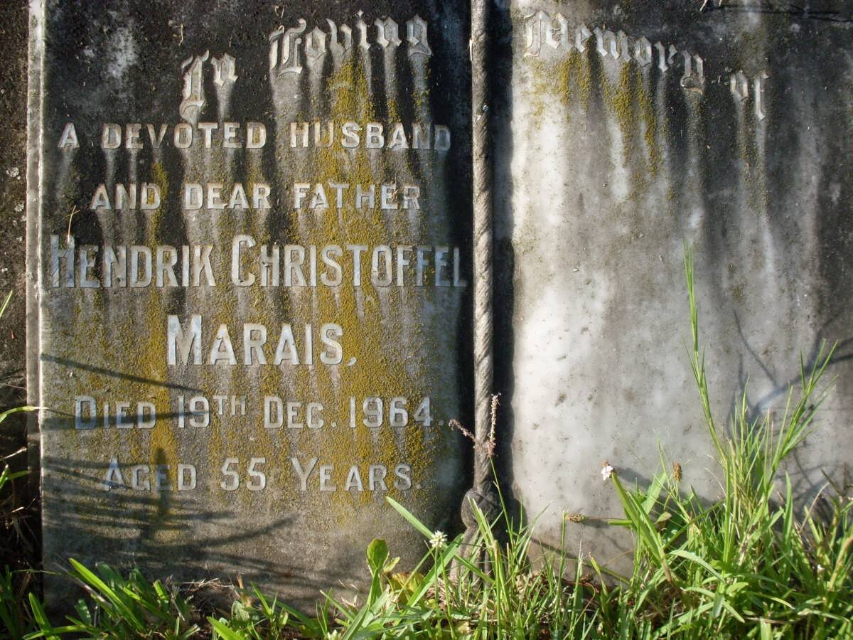 MARAIS Hendrik Christoffel -1964