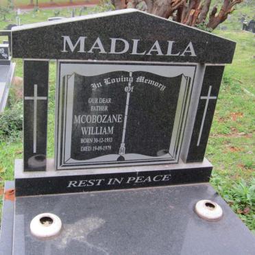 MADLALA Mcobozane William 1933-1979
