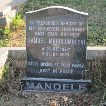 MANQELE Samuel Mkhulumeleni 1929-2003