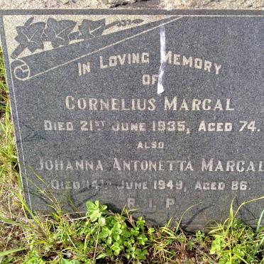 MARCAL Cornelius -1935 &amp; Johanna Antonetta -1949