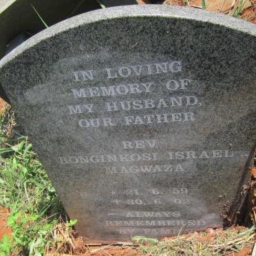 MAGWAZA Bonginkosi Israel 1959-2002