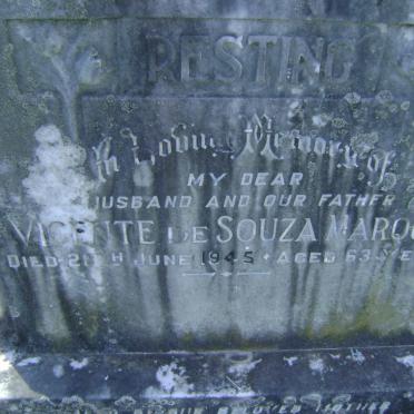 MARQUES Vicente De Souza -1945 &amp; Mary -1950