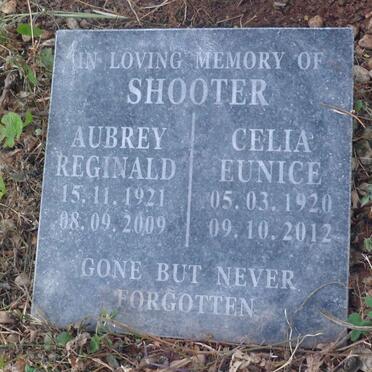 SHOOTER Aubrey Reginald 1921-2009 &amp; Celia Eunice 1920-2012
