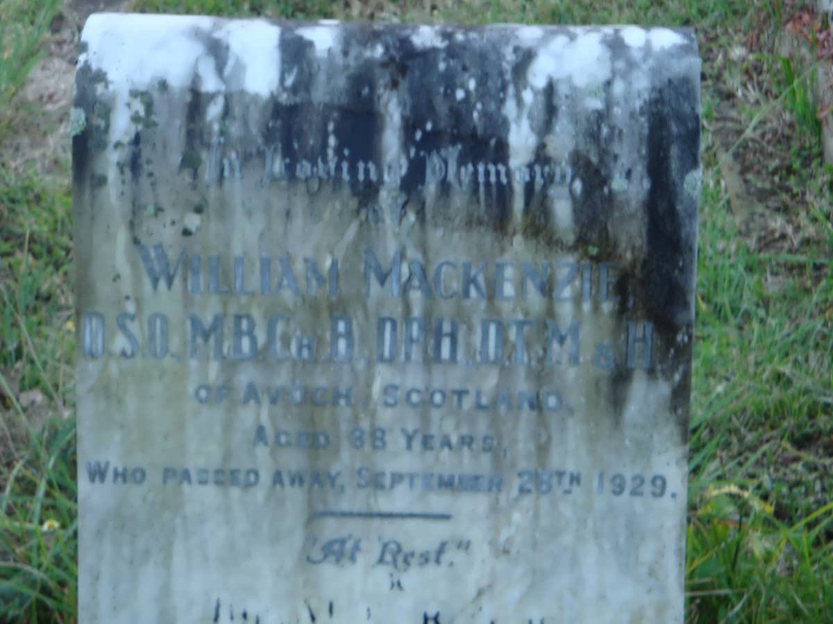 MACKENZIE William -1929