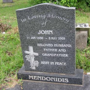 MENDONIDIS John 1930-2005