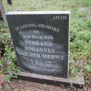 MERWE Sybrand Johanes, van der 1940-1983