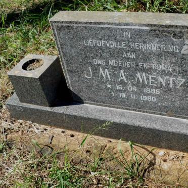 MENTZ J.M.A. 1895-1990