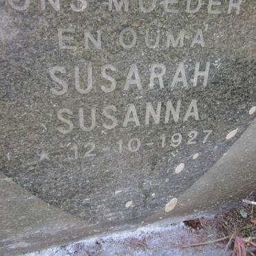 MEIRING Susarah Susanna 1927-