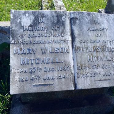 MITCHELL William Symington 1882-1954 &amp; Mary WILSON 1882-1941