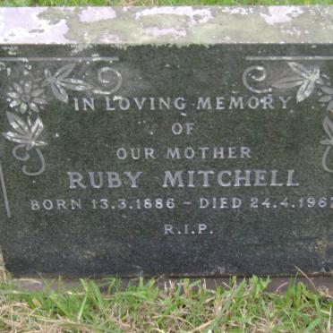 MITCHELL Ruby 1886-1967