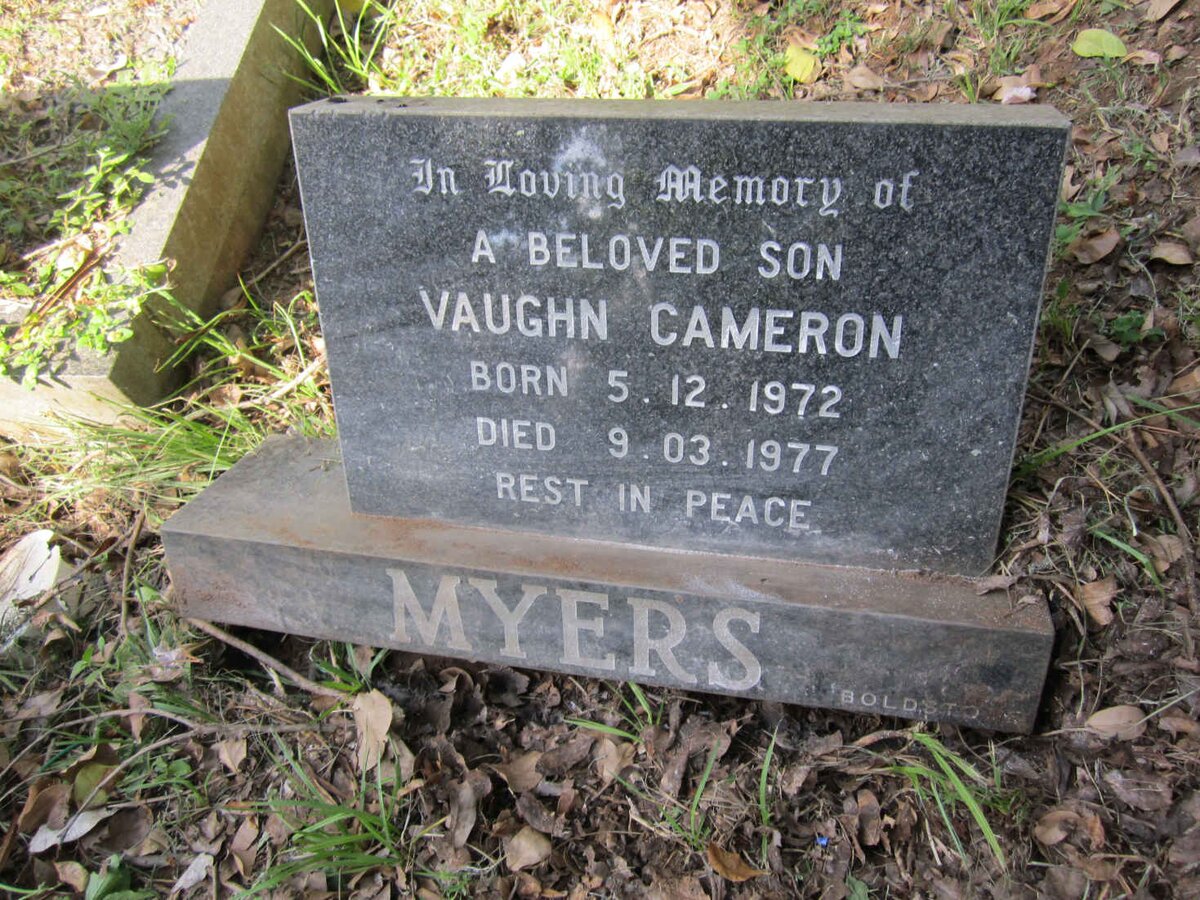 MYERS Vaughn Cameron 1972-1977
