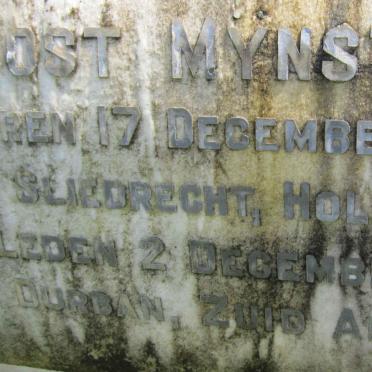 MYNSTER Joost 1887-1948