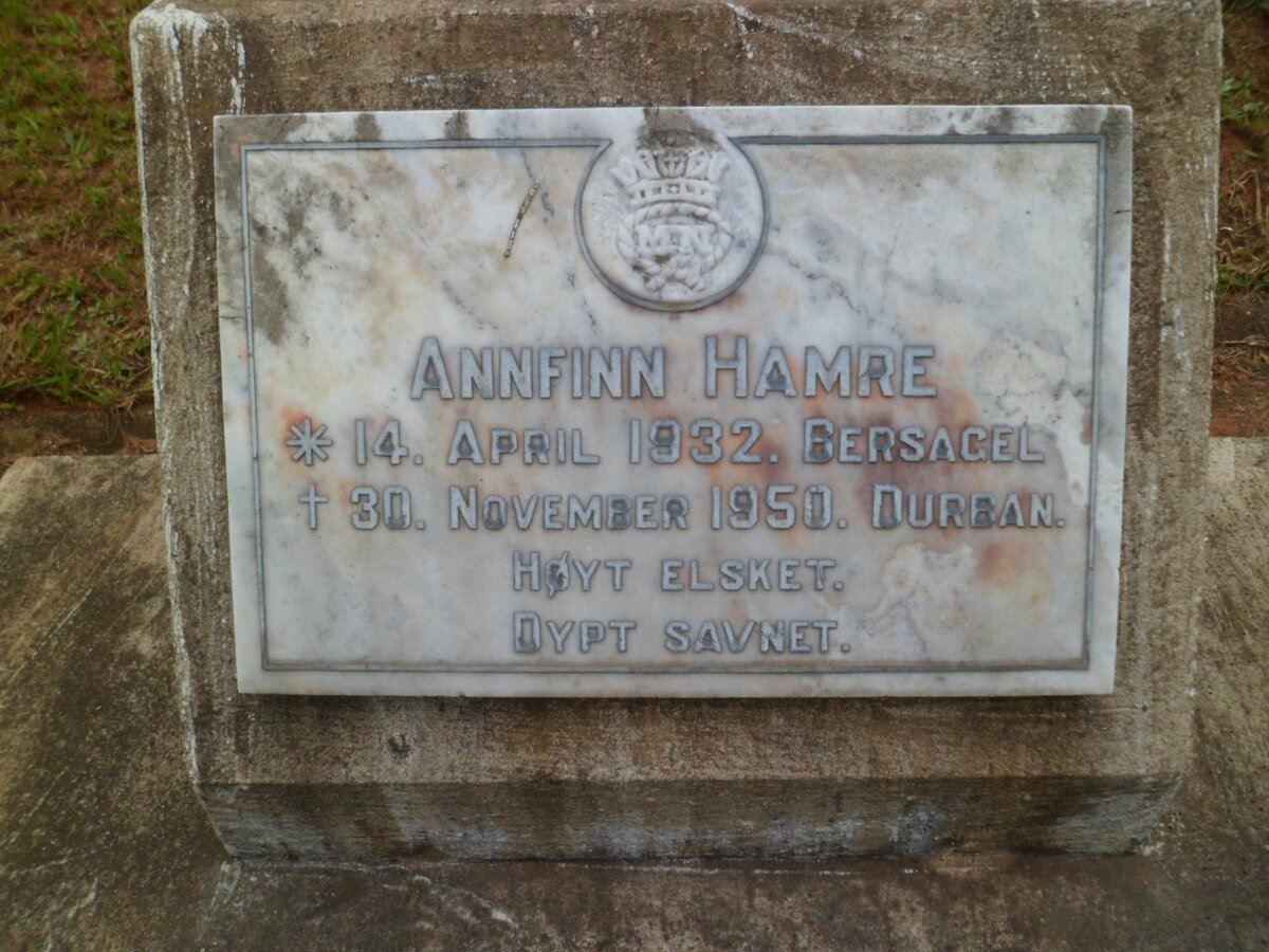 HAMRE Annfinn 1932-1950