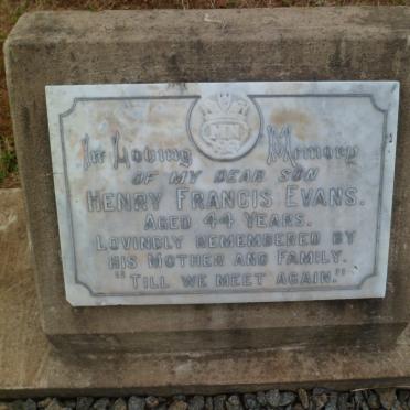 EVANS Henry Francis