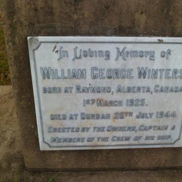 WINTERS William George 1925-1944