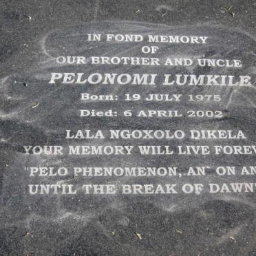 NTANGA Pelonomi Lumkile 1975-2002
