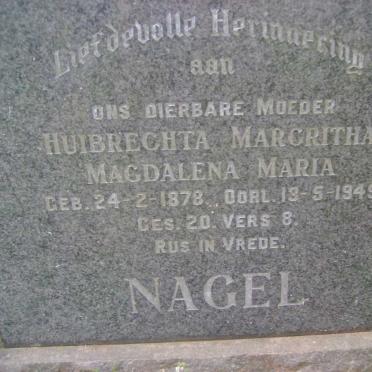 NAGEL Huibrechta Margritha Magdalena Maria 1878-1949