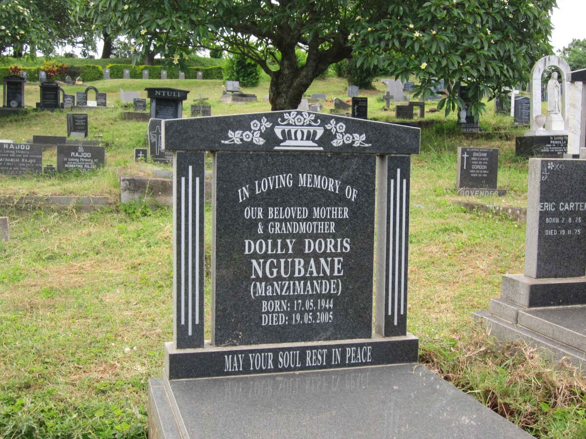NGUBANE Dolly Doris nee MaNZIMANDE 1944-2005