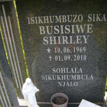 NGWANE Busisiwe Shirley 1969-2010