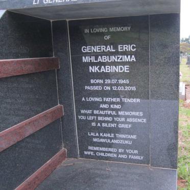 NKABINDE Eric Mhlabunzima 1945-2015