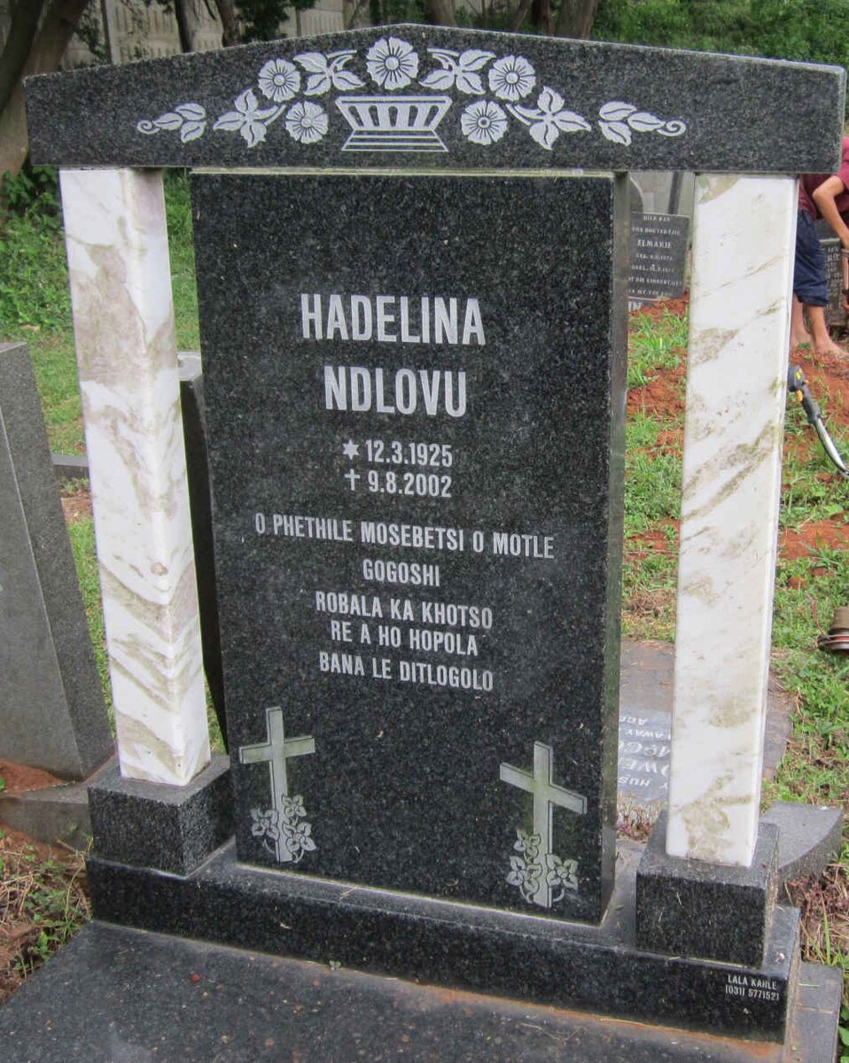 NDLOVU Hadelina 1925-2002