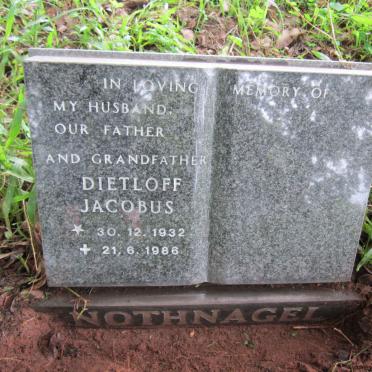 NOTHNAGEL Dietloff Jacobus 1932-1986