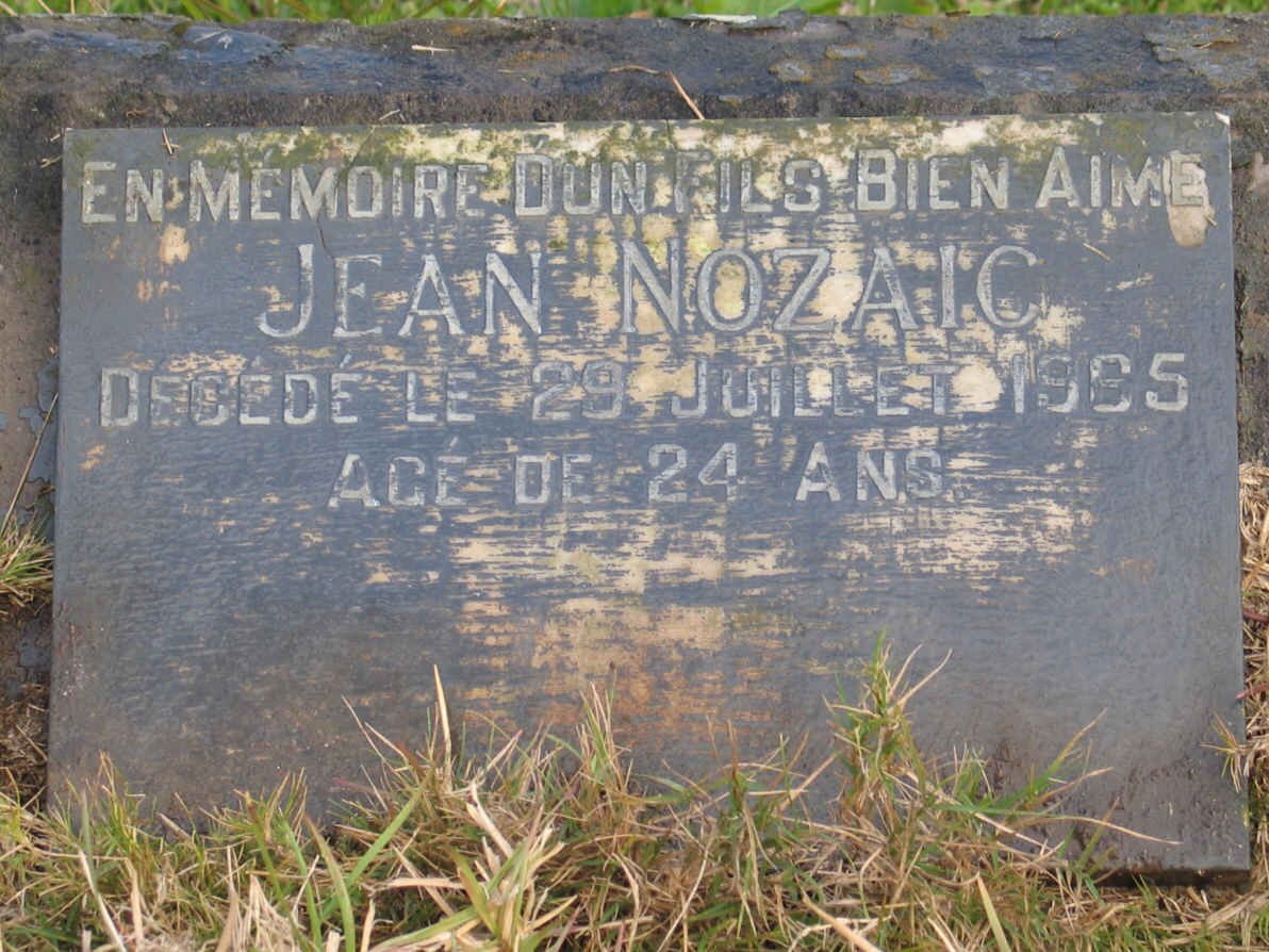 NOZAIC Jean -1965