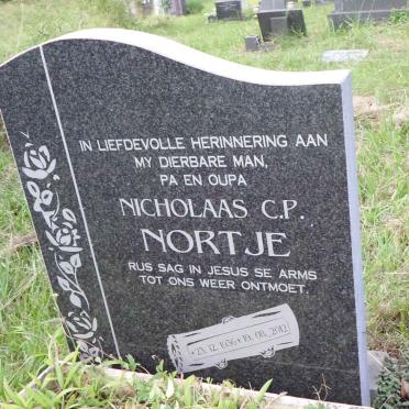 NORTJE Nicholaas C.P 1936-2012